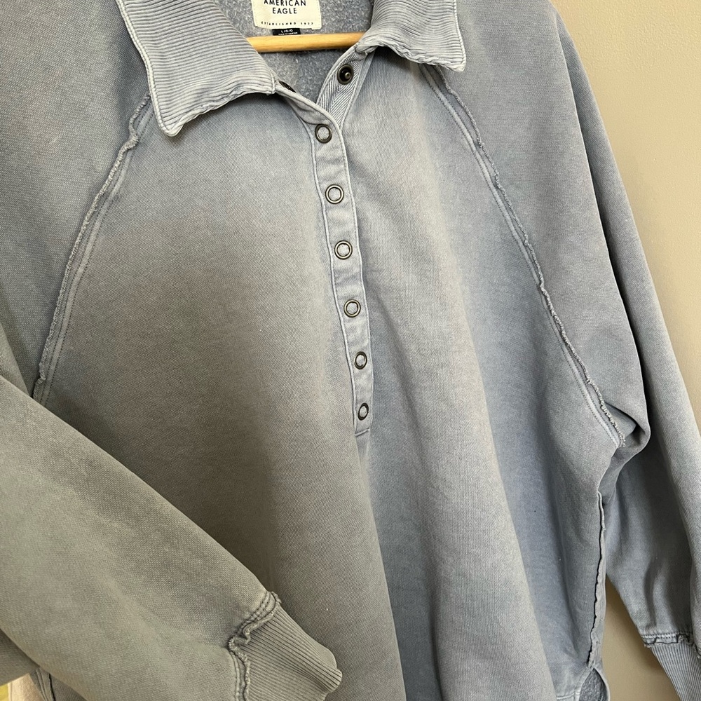 American  Eagle 1/4 Snap Sweatshirt